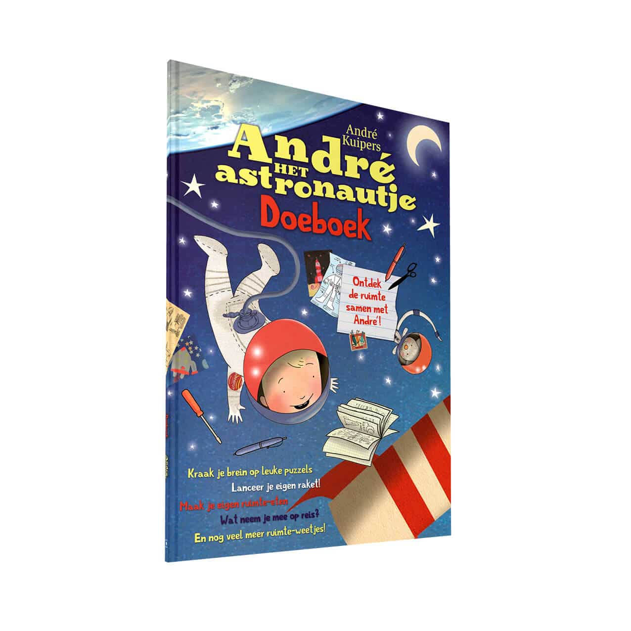 Doeboek André het Astronautje : voor de kleine astronautjes vanaf 5 jaar