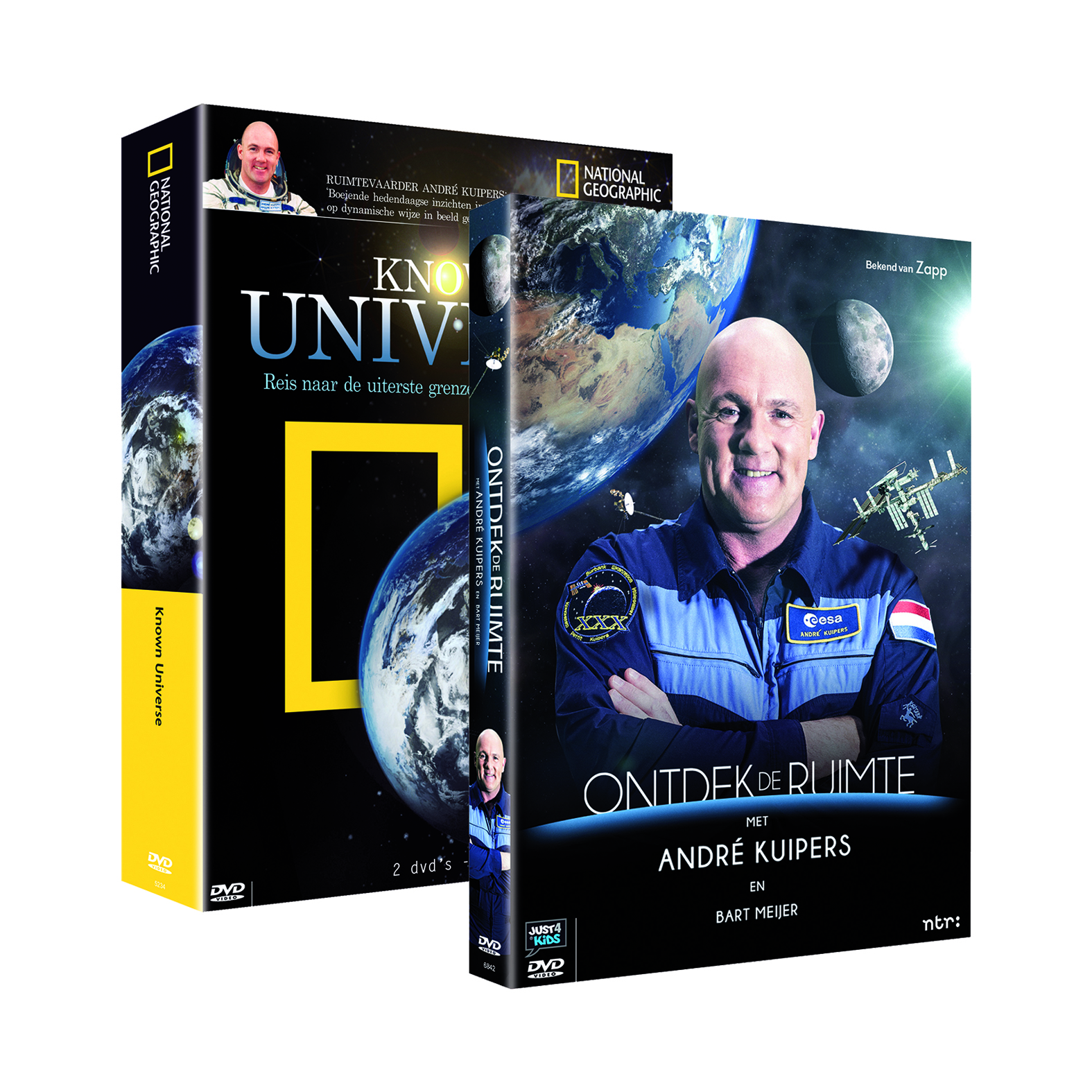 Dvd Pakket : Ontdek de ruimte met André Kuipers + Known Universe